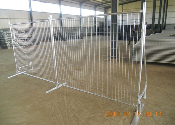 High Strength Temporary Fence Panels Structure Simple Portable Security Fence Panels