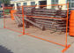 6"X9.5" Powder Coating Temporary Site Security Fencing With Smooth Surface